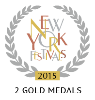 New York Festivals – 2 Gold Medals