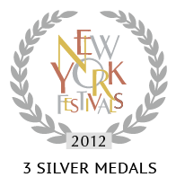New York Festivals – 3 Silver Medals